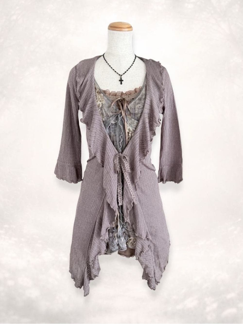moving sale 💕 - NWT j-fashion ruffle cardigan fairy grunge